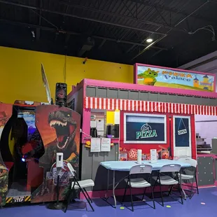 Kitchen and arcade games