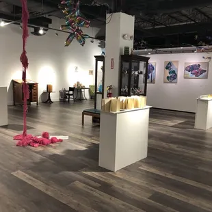 Flock of Loons exhibit by Kenton Pratt