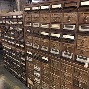 An old card catalog!