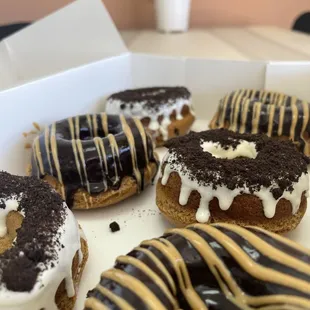 a variety of doughnuts