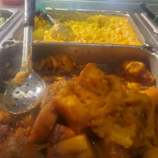 a variety of food items