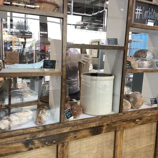 Bread options, get here early.