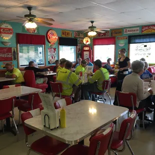 Interior is vintage and super cool. The type of stuff you remember from your childhood.