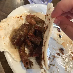 Tripa taco for the adventurous.