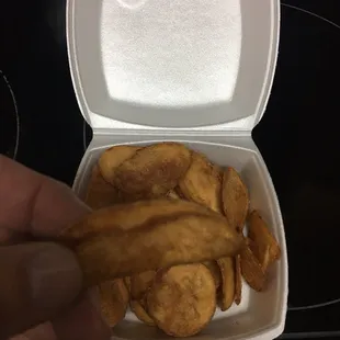 The Homemade Chips were so delicious, that I brought them home!!