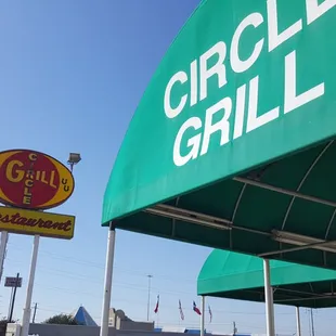 Outside of The Circle Grill.
