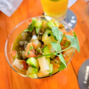 Must-have 2 of 3: shrimp aguachile