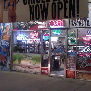 the outside of the store