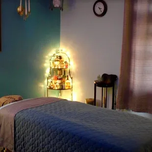 Their lovely, warm and inviting massage rooms