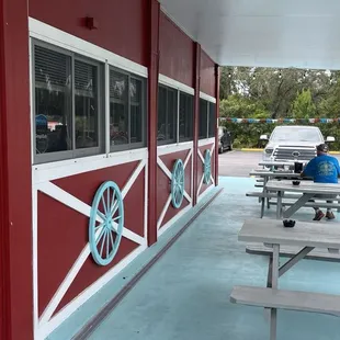 Outside patio