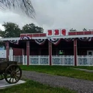 outside
