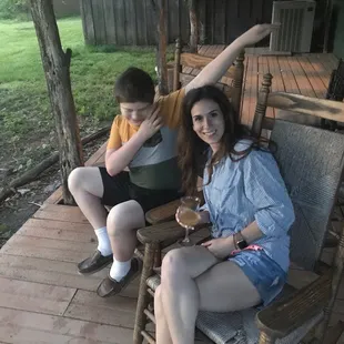 Lots of room for everyone on the porch!