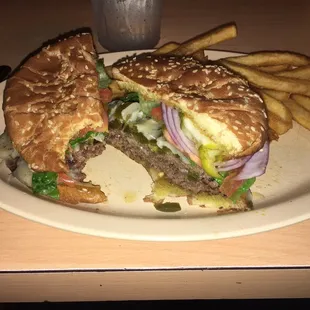 Jalapeño burger. Part of the 2 for 20$.