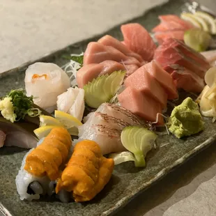 food, sushi, sashimi, sushi and sashimi