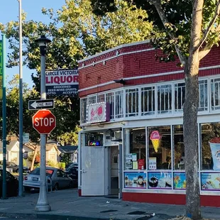 Outside   Next to Lords Ice cream