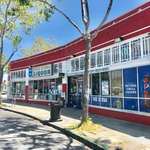 the outside of the building