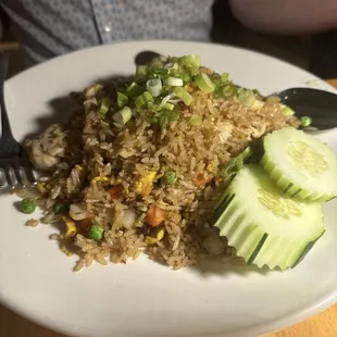 Garlic Basil Fried Rice