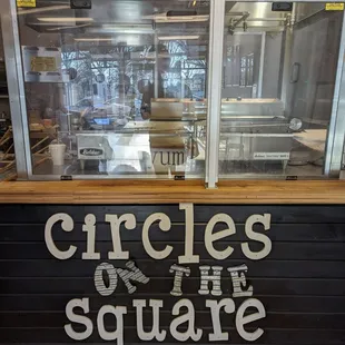 You can see the donut machine