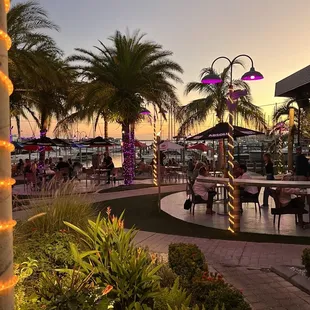 Outside seating