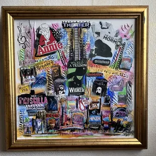 Bathroom Broadway Collage