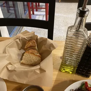 Complimentary bread, a little on the dryer side for me