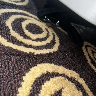 The sex cuffs that my daughter had found that room service never cleaned up even after complaining multiple times