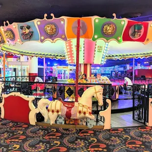 Faux merry go round. Circus circus