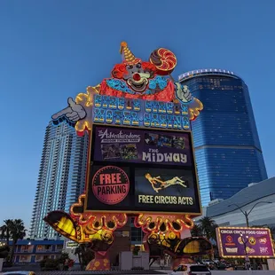 Dusk at Circus circus