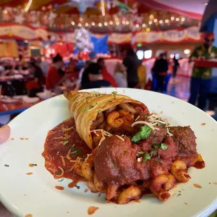 Vegan meatball cone