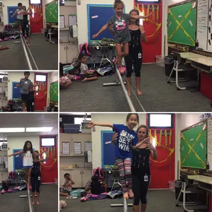 Tight rope practice at &apos;Iolani School