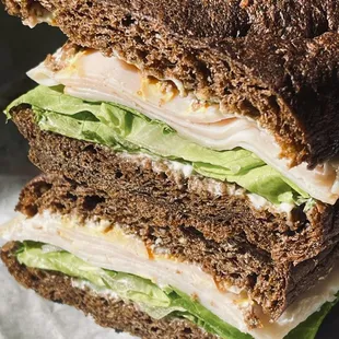 The #1 Turkey, Avocado and Bacon Sandwich