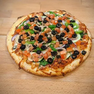 pizza, food