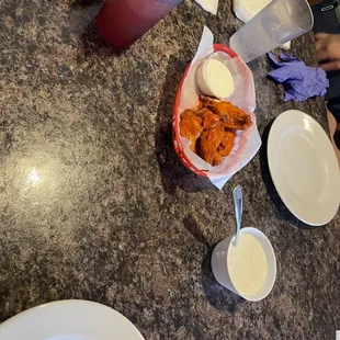 a table full of food