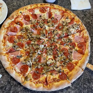 pizza, food