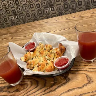 Vegan Goofy sticks and Alvarado Street Tigers Blood