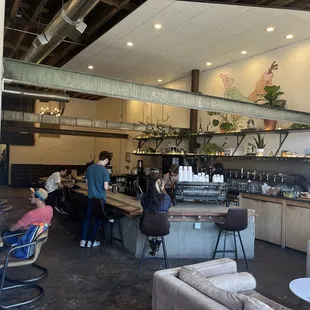 Interior of Cirque Coffee