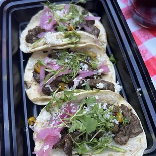 Steak tacos