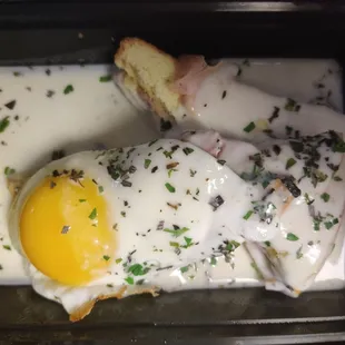 Croque Monsieur with egg