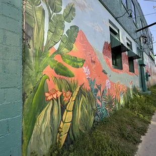 outside