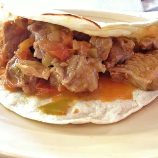 Carne Guisada Taco