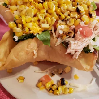 Shredded Chicken Taco Salad