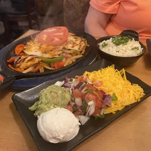 Chicken lunch Fajitas