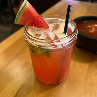 Watermelon Mason Jar