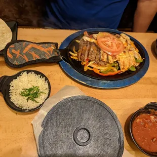 Mixed fajitas