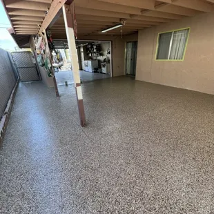 Outback Color Flake Patio