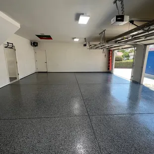 "Graphite" Flake Garage