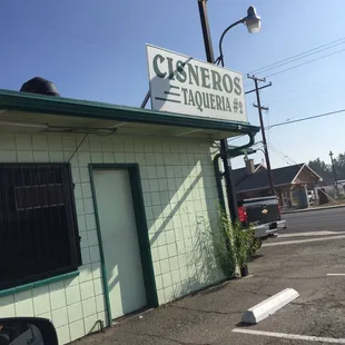 the outside of the building