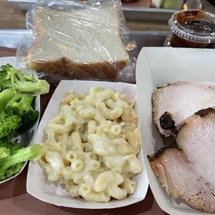 Turkey, Mac and Cheese, and Broccoli &amp; Cheese
