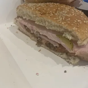 Turkey sandwich.