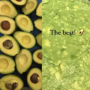 Fresh creamy guacamole daily.